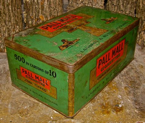 pall mall metal box|Vintage Pall Mall Metal Box .